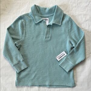 Old Navy Boys Waffle Polo - Size 4T